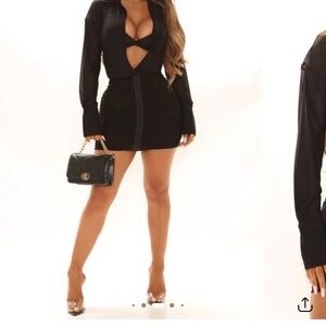 Fashion Nova Chic Black mini dress